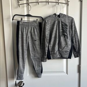 Nike Kids Gray and Black Matching Set